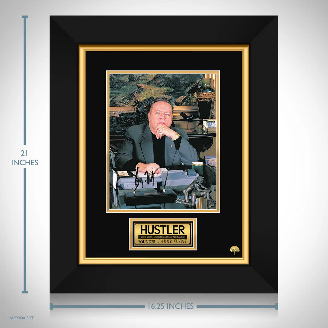 RARE-T Larry Flynt Limited Signature Edition Studio Licensed Photo Custom Frame 3 RARE-T Larry Flynt Limited Signature Edition Studio Licensed Photo Custom Frame