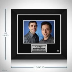 RARE-T Larry Page And Sergey Brin Google Photo Limited Signature Edition Studio Licensed Custom Frame Limited Edition Frames 10 RARE-T Larry Page And Sergey Brin Google Photo Limited Signature Edition Studio Licensed Custom Frame Limited Edition Frames