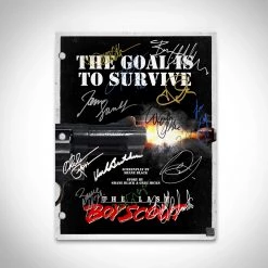 RARE-T The Last Boy Scout Script Limited Signature Edition Studio Licensed Custom Frame Limited Edition Frames