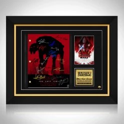 RARE-T Star Wars Episode VIII: The Last Jedi Transcript Limited Signature Edition Studio Licensed Custom Frame Limited Edition Frames