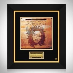 RARE-T Lauryn Hill - The Miseducation Of Lauryn Hill LP Cover Limited Signature Edition Studio Licensed Custom Frame