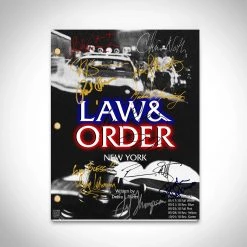 RARE-T Limited Edition Frames Law & Order Script Limited Signature Edition Studio Licensed Custom Frame