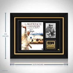 G.R.O. Lawrence Of Arabia- Limited Signature Edition Studio Licensed Script Custom Frame