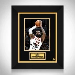 RARE-T Lebron James Cleveland Cavaliers Photo Limited Signature Edition Studio Licensed Custom Frame