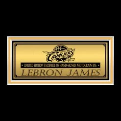 RARE-T Lebron James Cleveland Cavaliers Photo Limited Signature Edition Studio Licensed Custom Frame