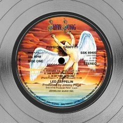 RARE-T Led Zeppelin - Physical Graffiti Platinum LP Limited Signature Edition Studio Licensed Custom Frame Limited Edition Frames