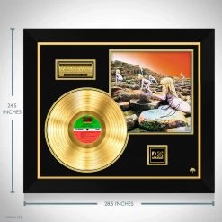 RARE-T Limited Edition Frames Led Zeppelin House Of Holy Gold LP Limited Signature Edition Studio Licensed Custom Frame