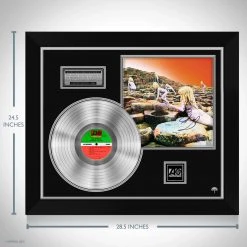 RARE-T Limited Edition Frames Led Zeppelin House Of Holy Platinum LP Limited Signature Edition Studio Licensed Custom Frame