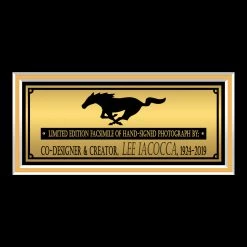 RARE-T Limited Edition Frames Lee Iacocca Photo Limited Signature Edition Studio Licensed Custom Frame