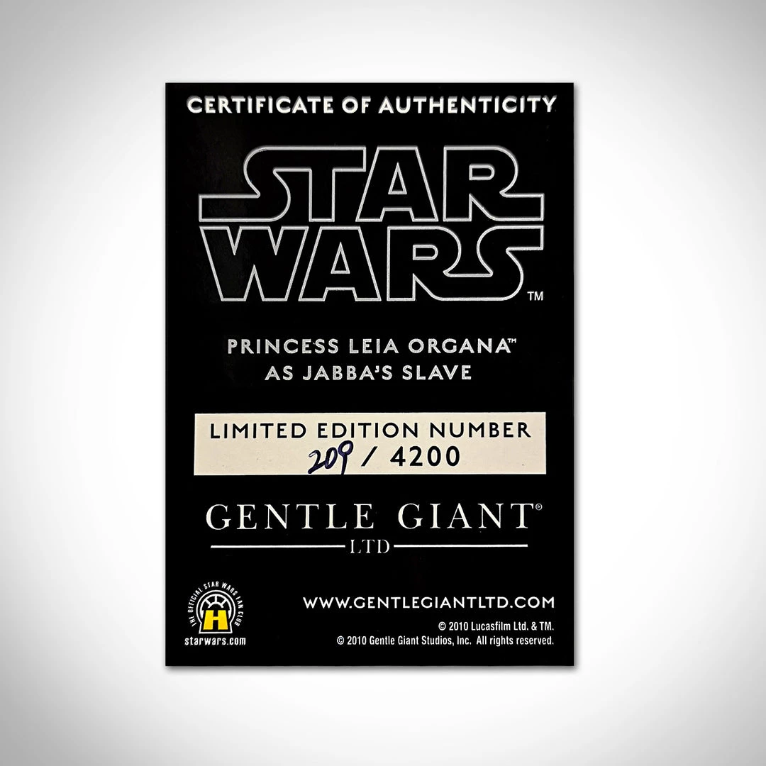 RARE-T Star Wars- Slave Princess Leia In Metal Bikini Limited Edition Bust Statue Ready To Ship! 48 Hour Shipping! 5 RARE-T Star Wars- Slave Princess Leia In Metal Bikini Limited Edition Bust Statue Ready To Ship! 48 Hour Shipping!