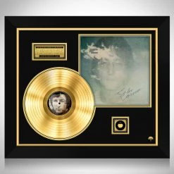 RARE-T John Lennon Imagine Gold LP Limited Signature Edition Studio Licensed Custom Frame Limited Edition Frames