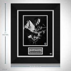 RARE-T The Father Of Electric Guitar 'Les Paul' Photo Limited Signature Edition Studio Licensed Custom Frame Limited Edition Frames