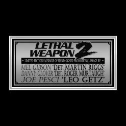 RARE-T Limited Edition Frames Lethal Weapon 2 Photo & VHS Limited Signature Edition Studio Licensed Custom Frame 14 RARE-T Limited Edition Frames Lethal Weapon 2 Photo & VHS Limited Signature Edition Studio Licensed Custom Frame