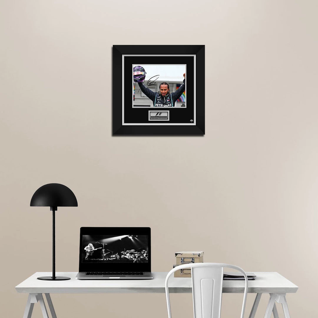 RARE-T Sports Memorabilia Lewis Hamilton Champion Photo Formula 1 Limited Signature Edition Licensed Custom Frame 3 RARE-T Sports Memorabilia Lewis Hamilton Champion Photo Formula 1 Limited Signature Edition Licensed Custom Frame