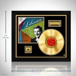 RARE-T Limited Edition Frames Liberace - By Candlelight Gold LP Limited Signature Edition Studio Licensed Custom Frame