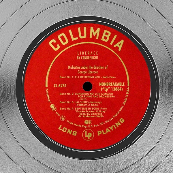 RARE-T Liberace - By Candlelight Platinum LP Limited Signature Edition Studio Licensed Custom Frame Limited Edition Frames 5 RARE-T Liberace - By Candlelight Platinum LP Limited Signature Edition Studio Licensed Custom Frame Limited Edition Frames