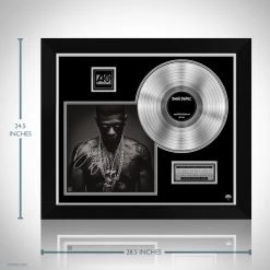RARE-T Limited Edition Frames Lil Boosie Badazz - Touch Down 2 Cause Hell Platinum LP Limited Signature Edition Studio Licensed Custom Frame