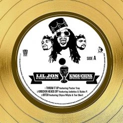 RARE-T Limited Edition Frames Lil’ Jon - Kings Of Crunk Gold LP Limited Signature Edition Studio Licensed Custom Frame