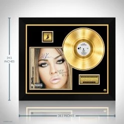 G.R.O. Lil Kim - The Naked Truth Gold LP Limited Signature Edition Studio Licensed Custom Frame 13 G.R.O. Lil Kim - The Naked Truth Gold LP Limited Signature Edition Studio Licensed Custom Frame
