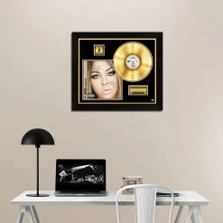 G.R.O. Lil Kim - The Naked Truth Gold LP Limited Signature Edition Studio Licensed Custom Frame