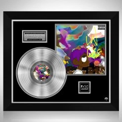 RARE-T Limited Edition Frames Lil Uzi Vert Lil Uzi Vert Vs The World Platinum LP Limited Signature Edition Studio Licensed Custom Frame