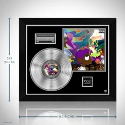 RARE-T Limited Edition Frames Lil Uzi Vert Lil Uzi Vert Vs The World Platinum LP Limited Signature Edition Studio Licensed Custom Frame