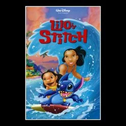 RARE-T Limited Edition Frames Lilo & Stitch Transcript Limited Signature Edition Studio Licensed Custom Frame