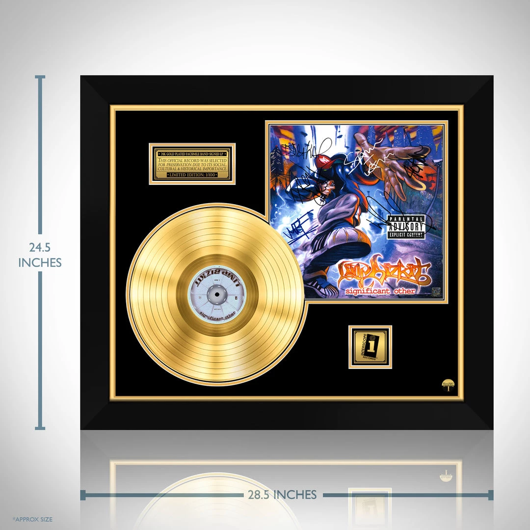 RARE-T Limited Edition Frames Limp Bizkit Significant Others Gold LP Limited Signature Edition Studio Licensed Custom Frame 7 RARE-T Limited Edition Frames Limp Bizkit Significant Others Gold LP Limited Signature Edition Studio Licensed Custom Frame