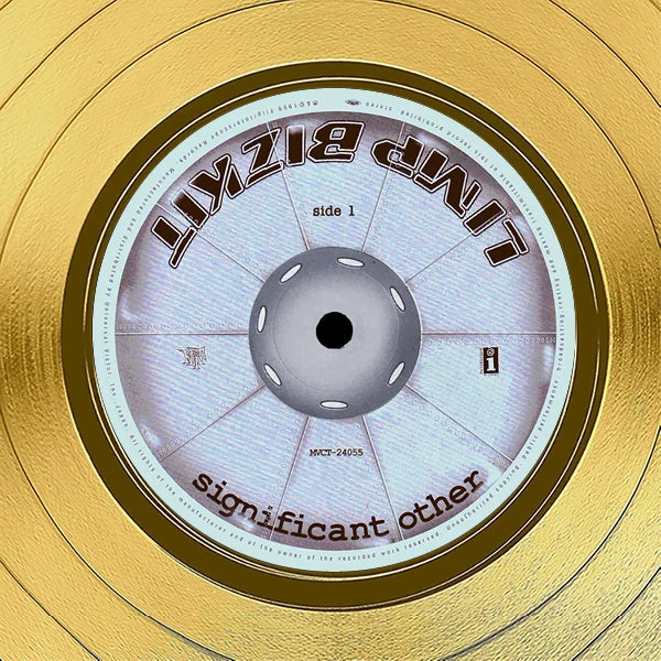 RARE-T Limited Edition Frames Limp Bizkit Significant Others Gold LP Limited Signature Edition Studio Licensed Custom Frame 4 RARE-T Limited Edition Frames Limp Bizkit Significant Others Gold LP Limited Signature Edition Studio Licensed Custom Frame