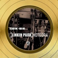 RARE-T Linkin Park Meteora Gold LP Limited Signature Edition Studio Licensed Custom Frame Limited Edition Frames