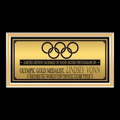 RARE-T Lindsey Vonn Photo Limited Signature Edition Studio Licensed Custom Frame 11 RARE-T Lindsey Vonn Photo Limited Signature Edition Studio Licensed Custom Frame