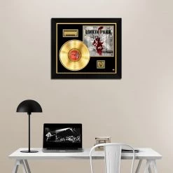 RARE-T Linkin Park Hybrid Theory Gold LP Limited Signature Edition Studio Licensed Custom Frame Limited Edition Frames 16 RARE-T Linkin Park Hybrid Theory Gold LP Limited Signature Edition Studio Licensed Custom Frame Limited Edition Frames