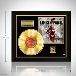RARE-T Linkin Park Hybrid Theory Gold LP Limited Signature Edition Studio Licensed Custom Frame Limited Edition Frames 17 RARE-T Linkin Park Hybrid Theory Gold LP Limited Signature Edition Studio Licensed Custom Frame Limited Edition Frames
