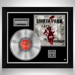 RARE-T Linkin Park Hybrid Theory Platinum LP Limited Signature Edition Studio Licensed Custom Frame