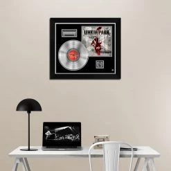 RARE-T Linkin Park Hybrid Theory Platinum LP Limited Signature Edition Studio Licensed Custom Frame