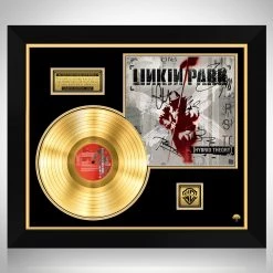 RARE-T Linkin Park Hybrid Theory Gold LP Limited Signature Edition Studio Licensed Custom Frame Limited Edition Frames