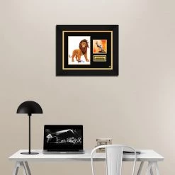 PPC The Lion King - Beckett Certified Hand-Signed Photo By Matthew Broderick Custom Frame Signed Memorabilia