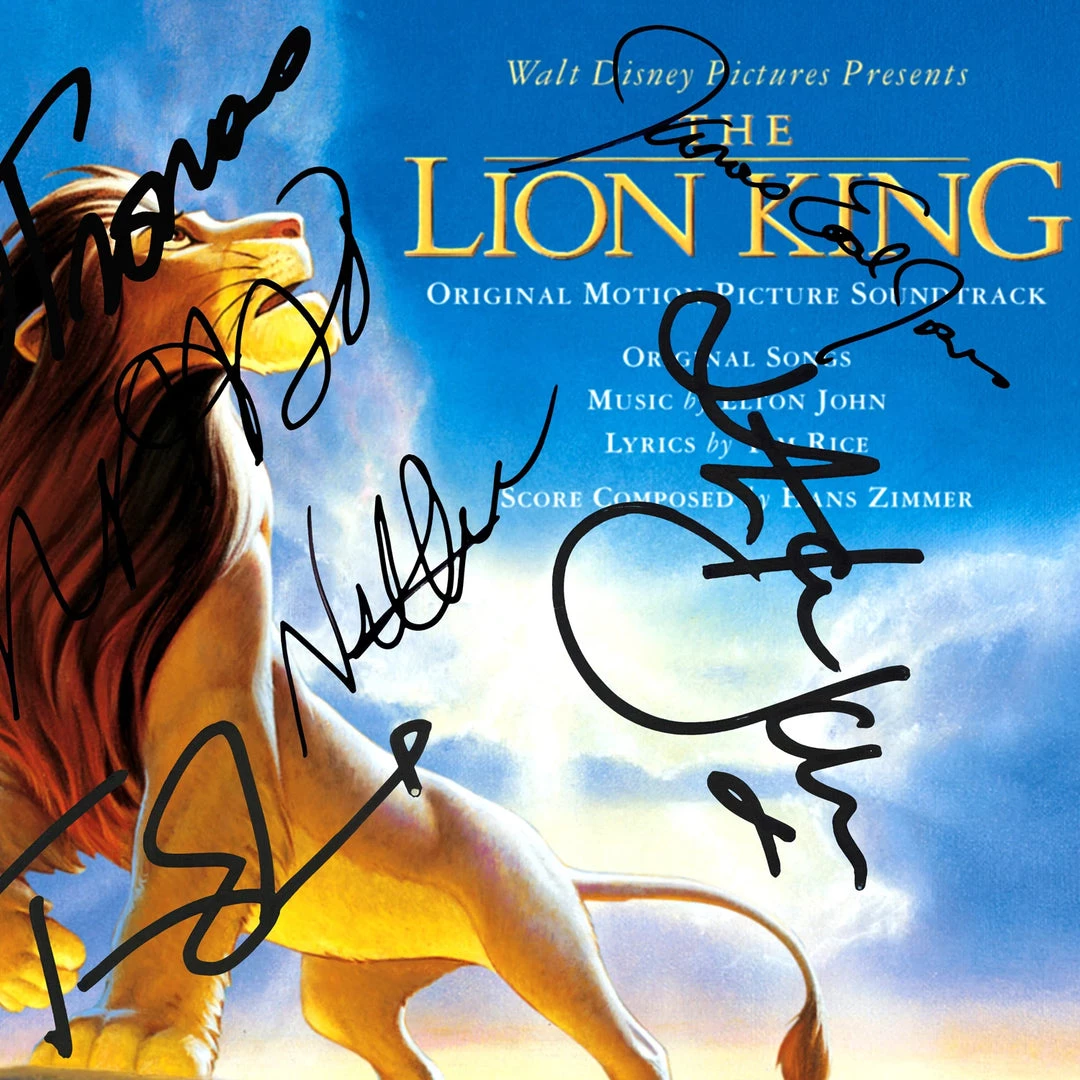 RARE-T The Lion King Movie Soundtrack LP Cover Limited Signature Edition Studio Licensed Custom Frame Limited Edition Frames 3 RARE-T The Lion King Movie Soundtrack LP Cover Limited Signature Edition Studio Licensed Custom Frame Limited Edition Frames