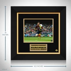 RARE-T Sports Memorabilia Lionel Messi Barcelona Photo Limited Signature Edition Licensed Custom Frame