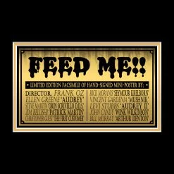 RARE-T Little Shop Of Horror Mini Poster Limited Signature Edition Studio Licensed Custom Frame