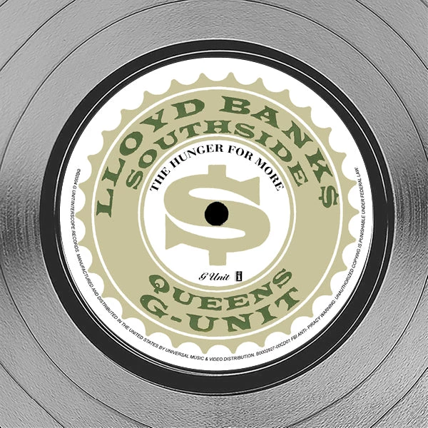 RARE-T Lloyd Banks - The Hunger For More Platinum LP Limited Signature Edition Studio Licensed Custom Frame Limited Edition Frames 6 RARE-T Lloyd Banks - The Hunger For More Platinum LP Limited Signature Edition Studio Licensed Custom Frame Limited Edition Frames