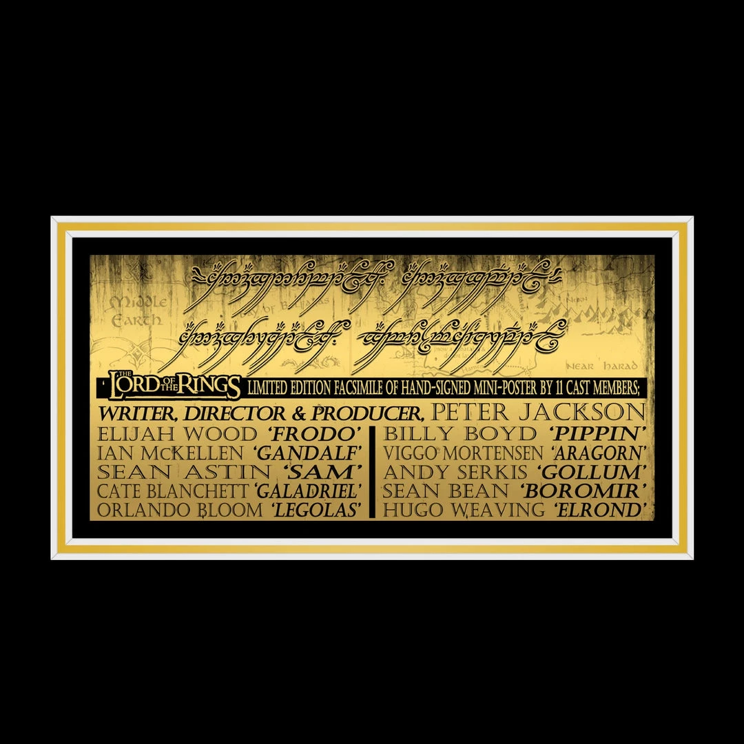 RARE-T Limited Edition Frames Lord Of The Rings - The Two Towers Limited Signature Edition Studio Licensed Movie Mini Poster Custom Frame 8 RARE-T Limited Edition Frames Lord Of The Rings - The Two Towers Limited Signature Edition Studio Licensed Movie Mini Poster Custom Frame