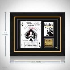 RARE-T Lock, Stock And Two Smoking Barrels Script Limited Signature Edition Studio Licensed Custom Frame Limited Edition Frames