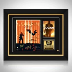 RARE-T Logan Movie Script Limited Signature Edition Studio Licensed Custom Frame Limited Edition Frames