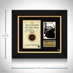 RARE-T Limited Edition Frames Lord Of The Rings The Fellowship Of The Ring Book Cover Photo Limited Signature Edition Studio Licensed Custom Frame