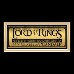 RARE-T Lord Of The Rings Gandalf Photo Limited Signature Edition Studio Licensed Custom Frame