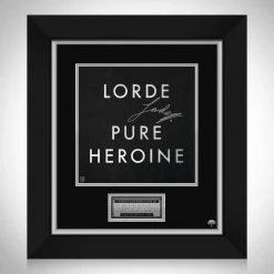 RARE-T Lorde - Pure Heroine LP Cover Limited Signature Edition Studio Licensed Custom Frame
