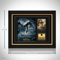 RARE-T Limited Edition Frames Lord Of The Rings The Return Of The King Script Limited Signature Edition Studio Licensed Custom Frame