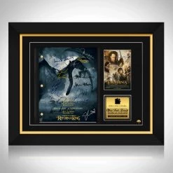 RARE-T Limited Edition Frames Lord Of The Rings The Return Of The King Script Limited Signature Edition Studio Licensed Custom Frame