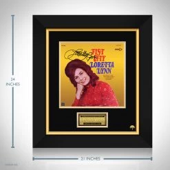 RARE-T Loretta Lynn - Fist City LP Cover Limited Signature Edition Studio Licensed Custom Frame